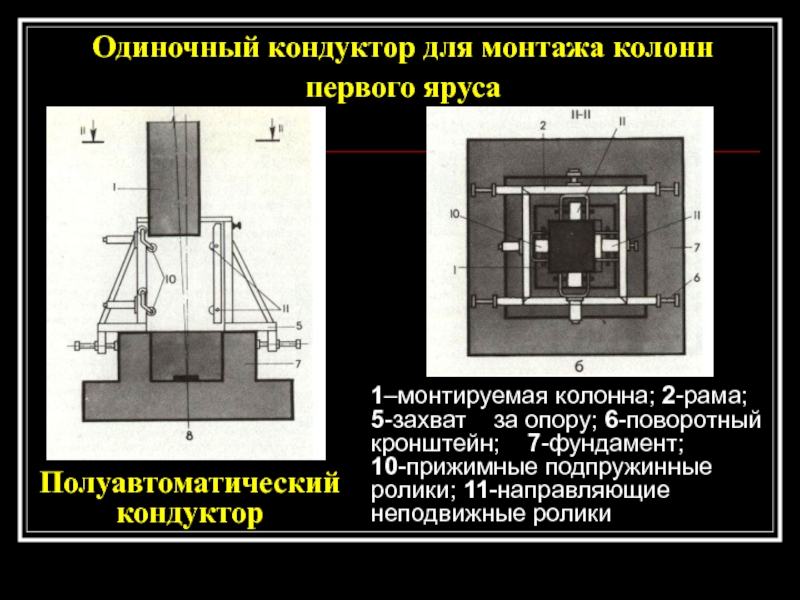 Схема одиночного кондуктора