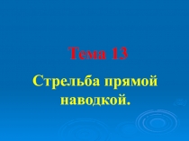 Тема 13