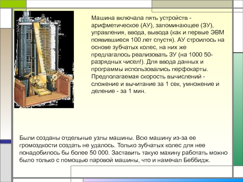 5 устройств. Первая работающая ЭВМ появилась в году. Арифметическое устройство (ау). Укажите Назначение арифметического устройства ( ау).