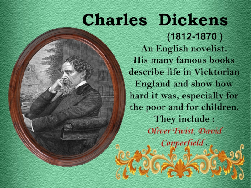 Best english writers. Famous British writers презентация. Charles Dickens английский писатель.