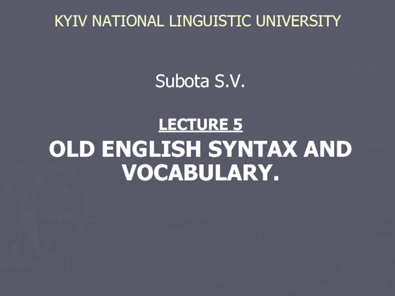 KYIV NATIONAL LINGUISTIC UNIVERSITY