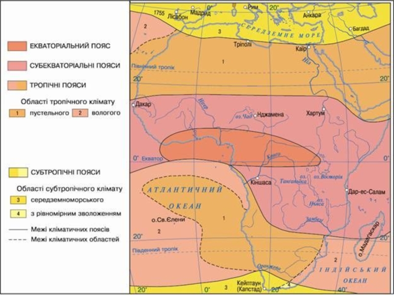 Африка расположена в климатических поясах. Климатические пояса Африки. Климатические области Африки. Карта климатических поясов Африки. 7 Климатических поясов Африки.