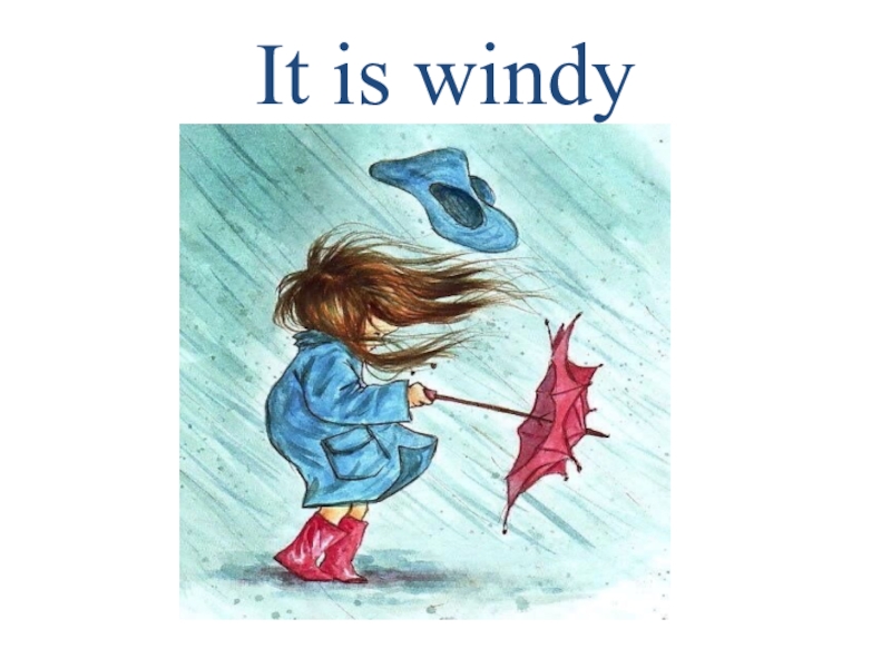 It is windy