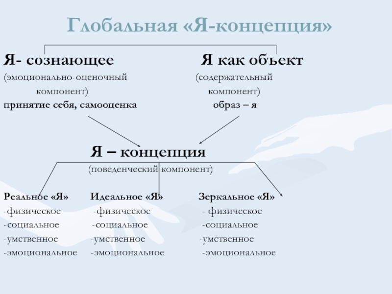 Концепции личности проект