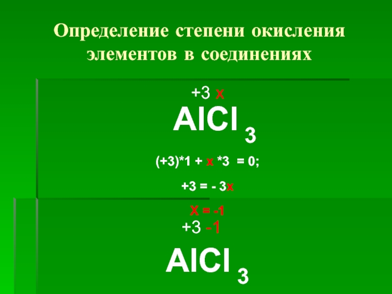 Степень окисления презентация 8