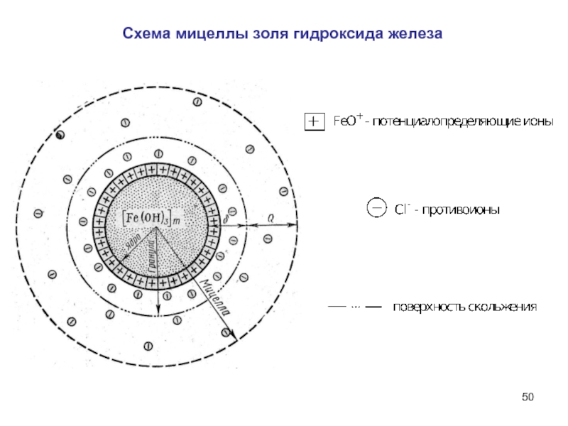 Схема мицеллы золя