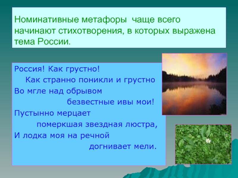 Начало стих. Метафоры в стихотворении звезда полей. Номинативная функция метафоры. Номинативные свойства метафоры. Стих мгла.