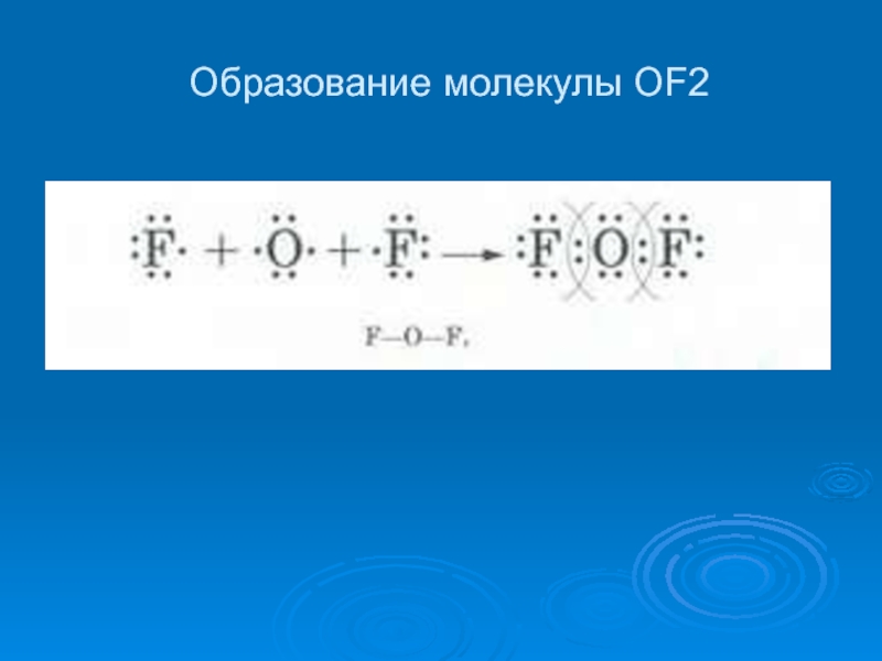 Электронная схема образования f2