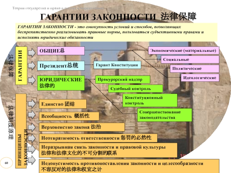 Теория государства и права и схемах и определениях