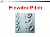 Elevator Pitch