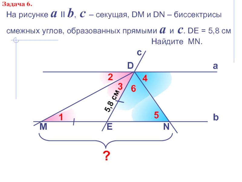 Секущая прямая рисунок