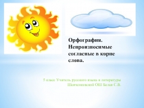 Урок русского языка в 5 классе-презентация на тему 