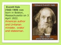 Everett Hale (1822-1909)