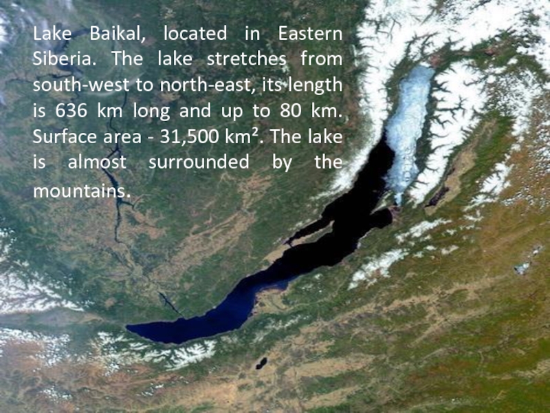 Lake Baikal, Eastern Siberia. Lake Baikal location. Baikal Lake located in a. Тайга и Байкал далеко друг от друга.