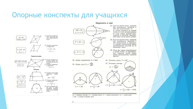 Опорные схемы шаталова