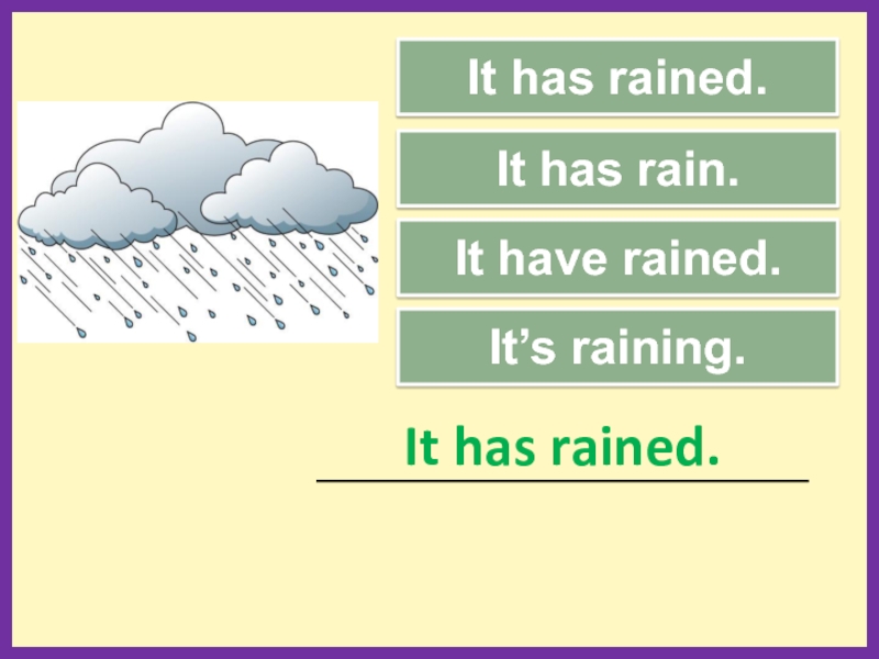 Is it raining ответ. It has been raining. It Rains. It is raining составить 5 вопросов. Rain или raining правило.