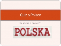 Quiz o Polsce