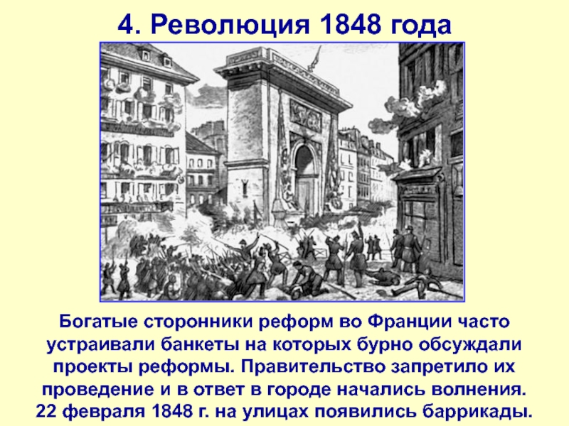 Презентация по истории 8 класс революция 1848 во франции