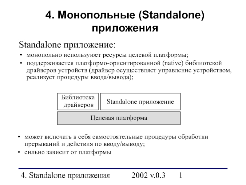 Монопольные приложения 