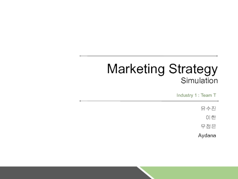 Marketing Strategy Simulation