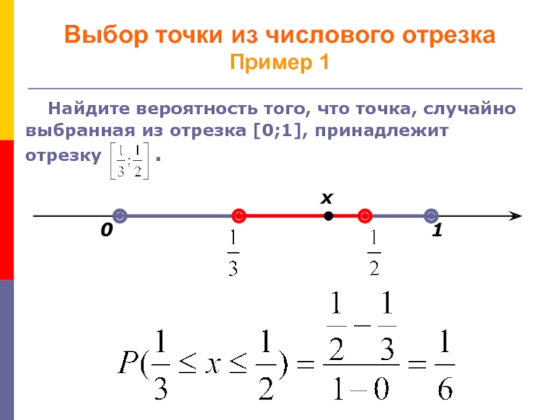 На отрезке 0 1. Выбор точки из числового отрезка. Точки на числовой прямой. Отрезок на числовой прямой. Нахождение вероятности на числовом отрезке.