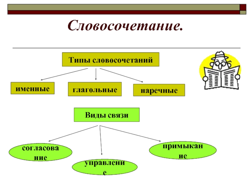 Наречные словосочетания. Виды словосочетаний глагольные. Виды словосочетаний 5 класс. Виды словосочетаний именные. Типы связи словосочетаний именное глагольное.