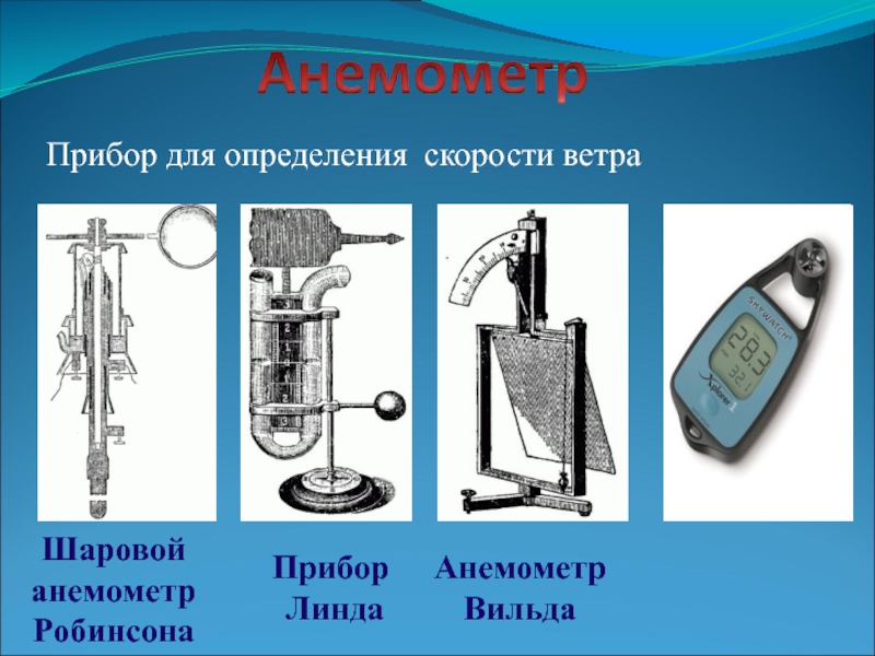 Прибор для определения ветра называется