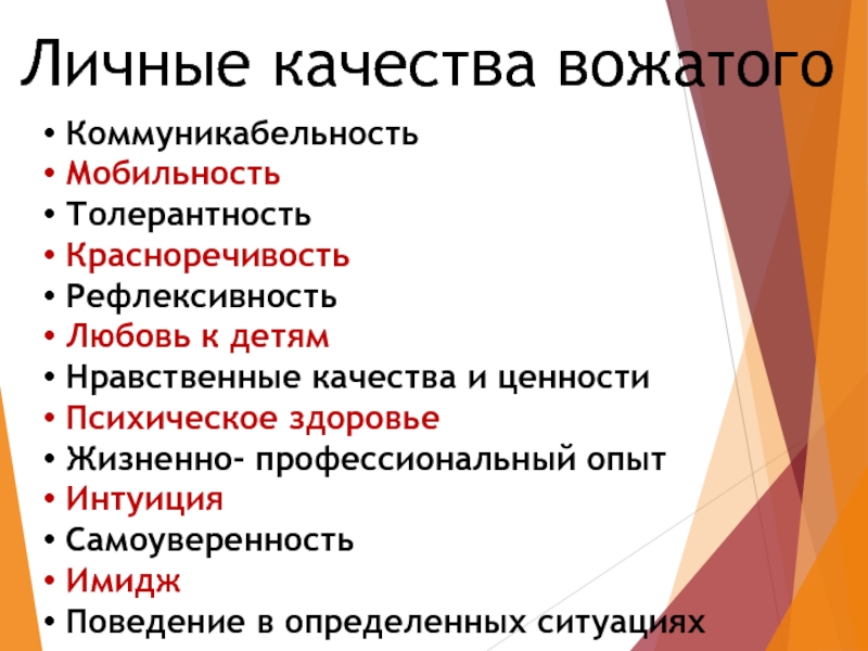 Деятельность вожатого в лагере презентация