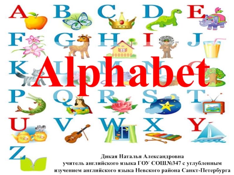 Презентация Alphabet