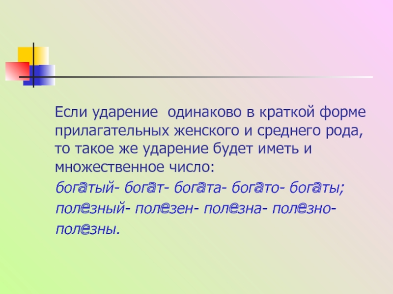 Будучи ударение. Если ударение. Если ударение в краткой форме женского рода. Ударение в слове полезен полезна полезно полезны. Честно среднего рода ударение.