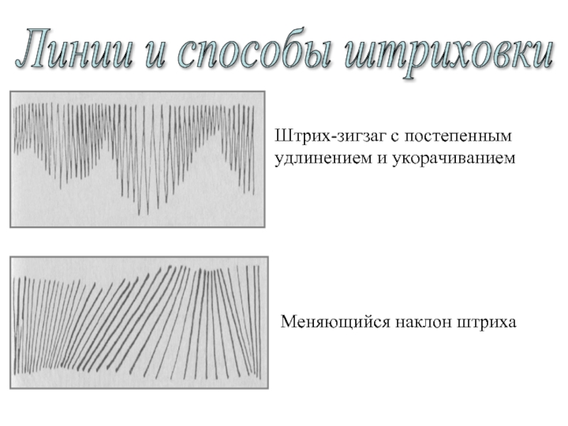 Рисунок выполненный с использованием штриховки называется