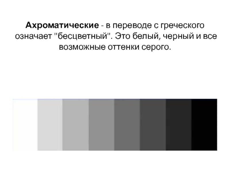 Ахроматических цветов. Ахроматическое сочетание цветов. Ахроматическая шкала от белого до черного. Ахроматическая комбинация. Ахроматический ряд 10 полос.