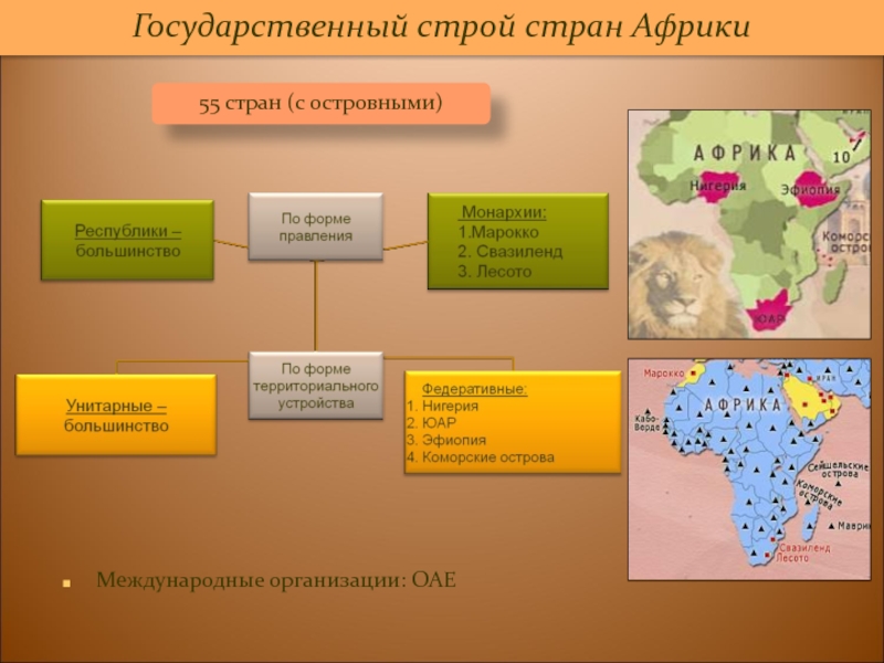 Административно территориальное деление юар карта