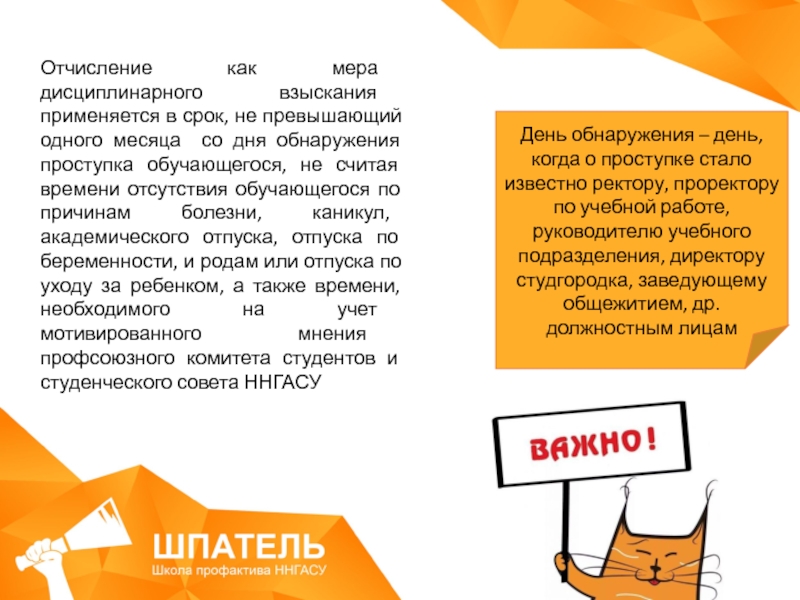 В срок не превышающий. ННГАСУ Академический отпуск. Как отчислиться из художественной школы.