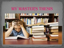 my master's thesis