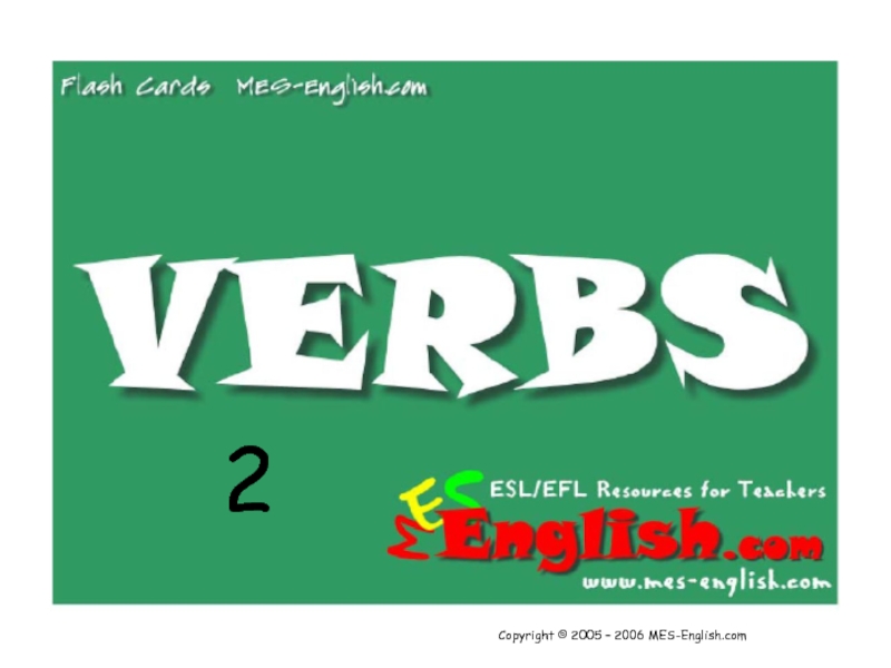 Презентация Verbs 2