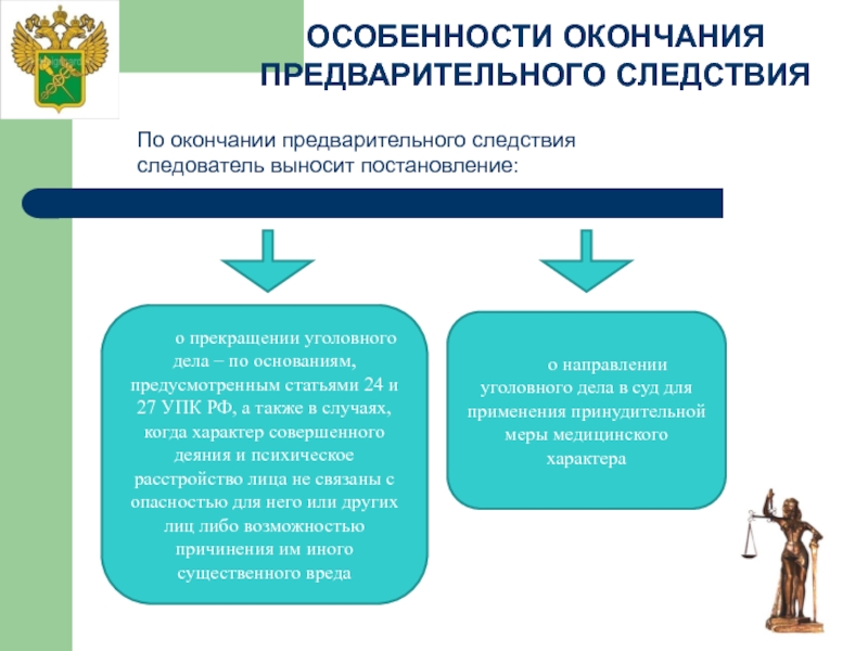 Окончание предварительного расследования презентация