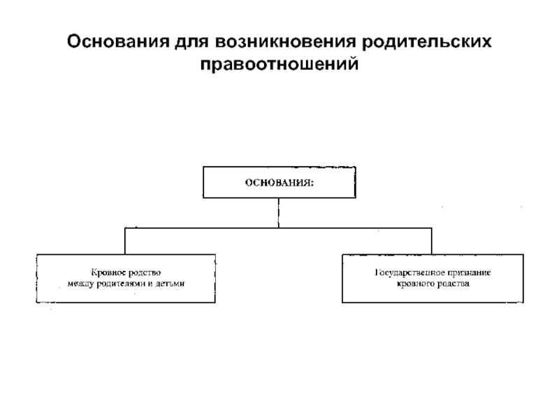 Возникновение правоотношений. Основания возникновения родительского правоотношения. Основания возникновения родительских прав и обязанностей. Основания возникновения правоотношений между родителями и детьми. Основания порождающие родительские правоотношения.