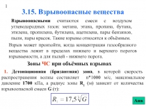 Взрывоопасные вещества