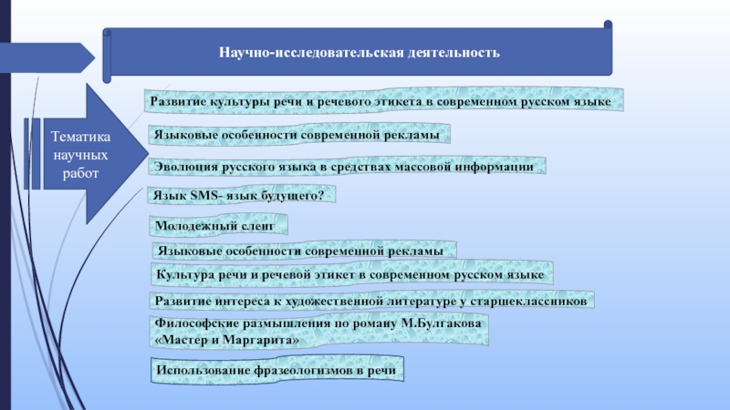 Особенности современной рекламы. Лингвистические особенности современной рекламы. Проспект научно исследовательской работы.