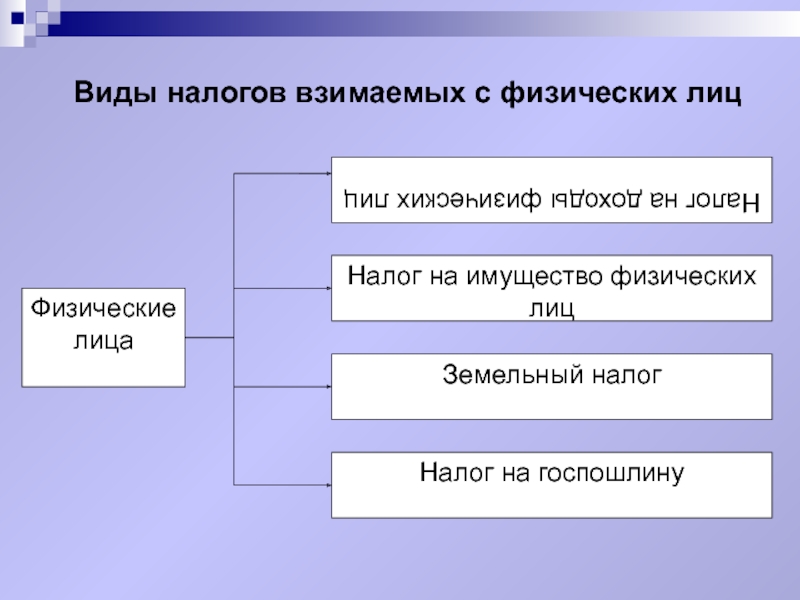 Физ лица в налоговом праве схема