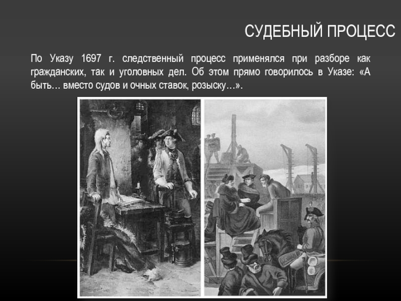 История создания краткого изображения процесса и судебных тяжб