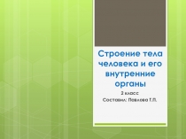 Строение тела человека и его внутренние органы 2 класс