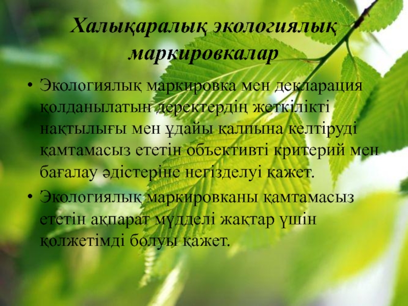 Экологиялық кодекс