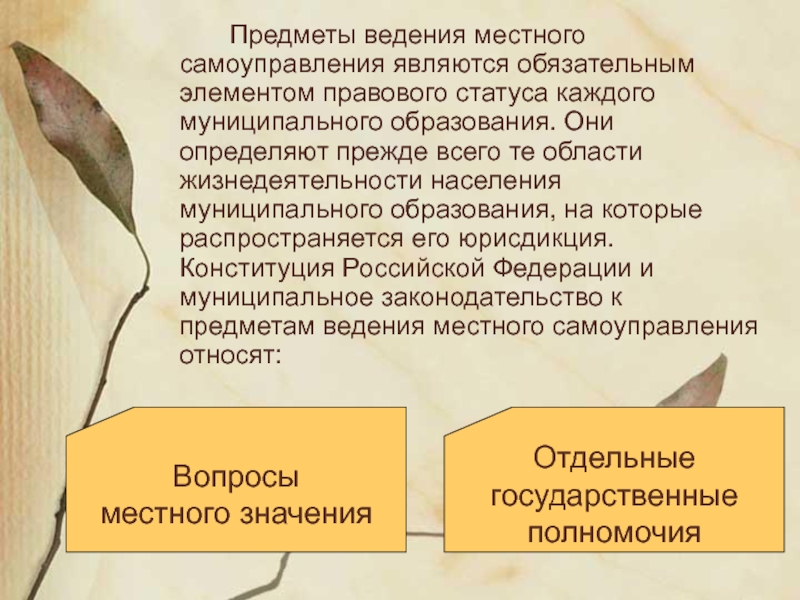 Ведение местного самоуправления. Предметы ведения местного самоуправления. Предметы ведения местного самоуправления примеры. Понятие предметов ведения. К предметам ведения местного самоуправления относятся.