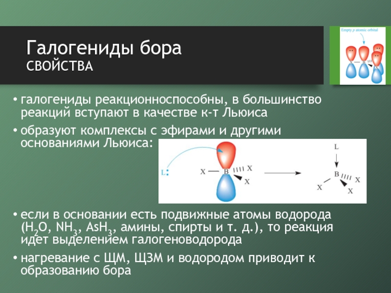 Характеристика бора по плану