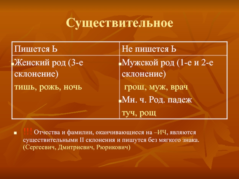 Какие существительные пишутся. Тишь склонение. Рожь склонение. Ржи склонение. Н существительных женского рода.