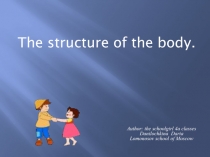 The structure of the body