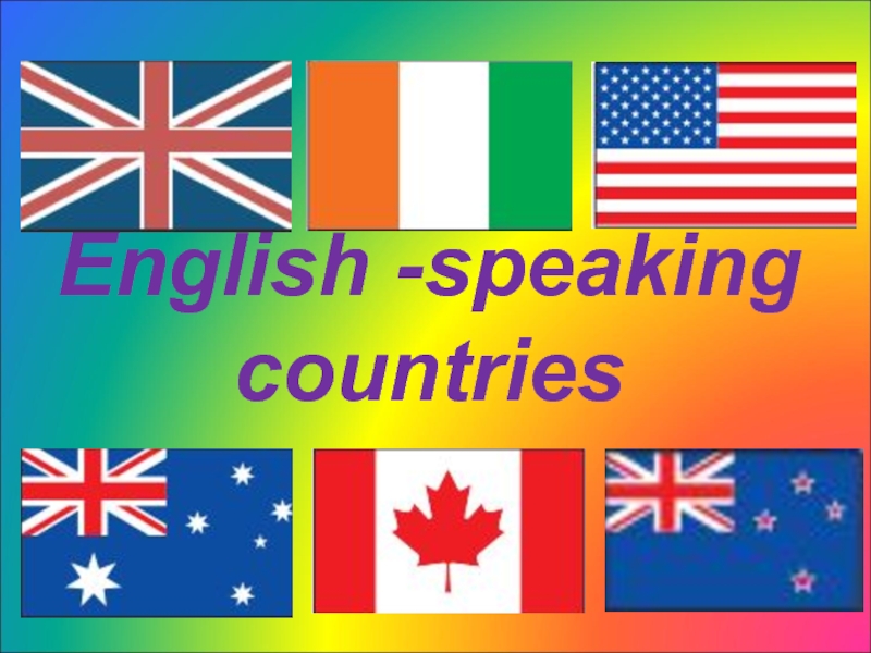 English -speaking countries