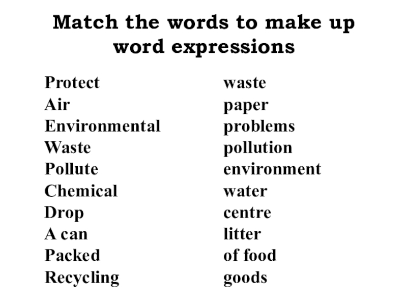 Match the words global
